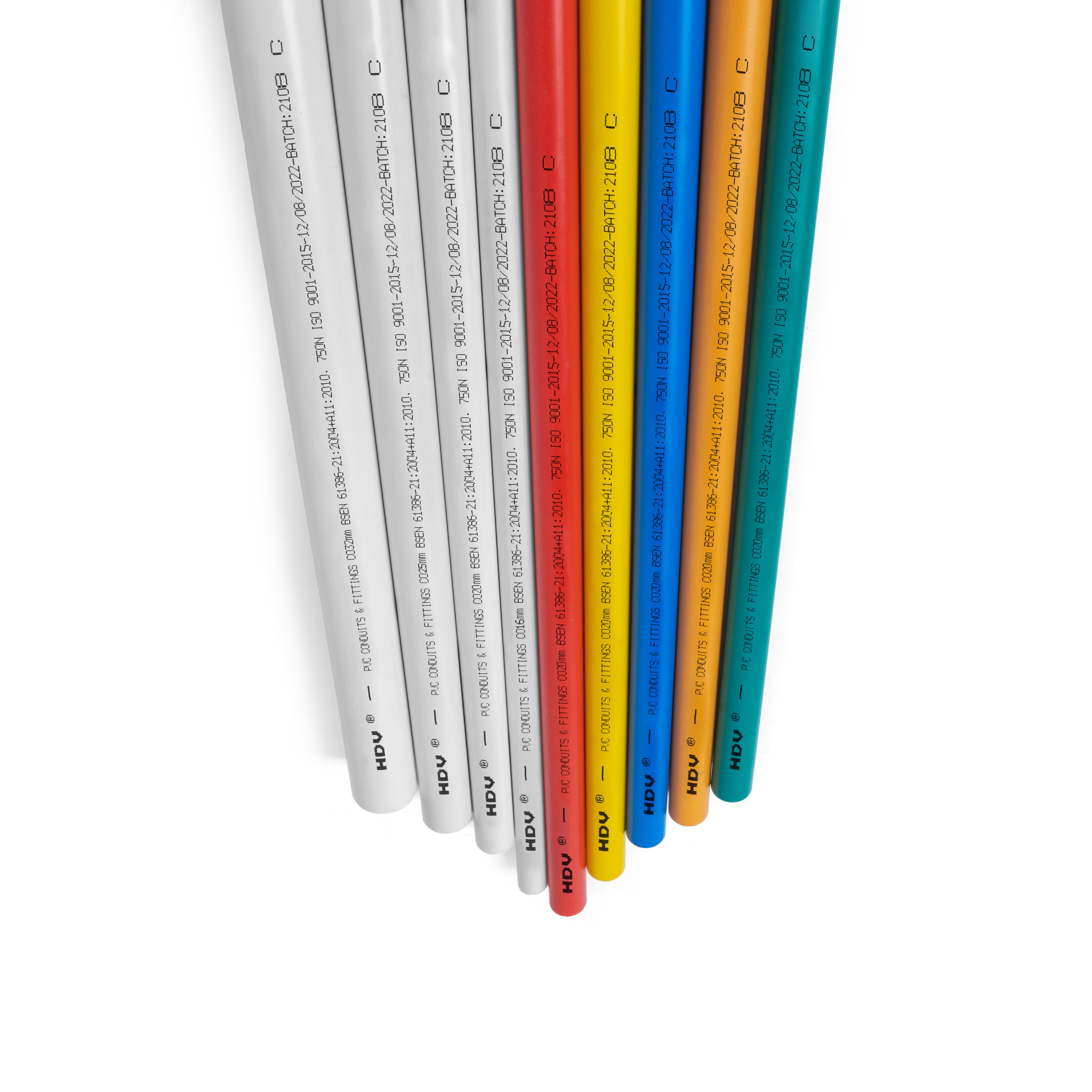 Ống luồn cứng PVC – HDV – Lực nén 320N