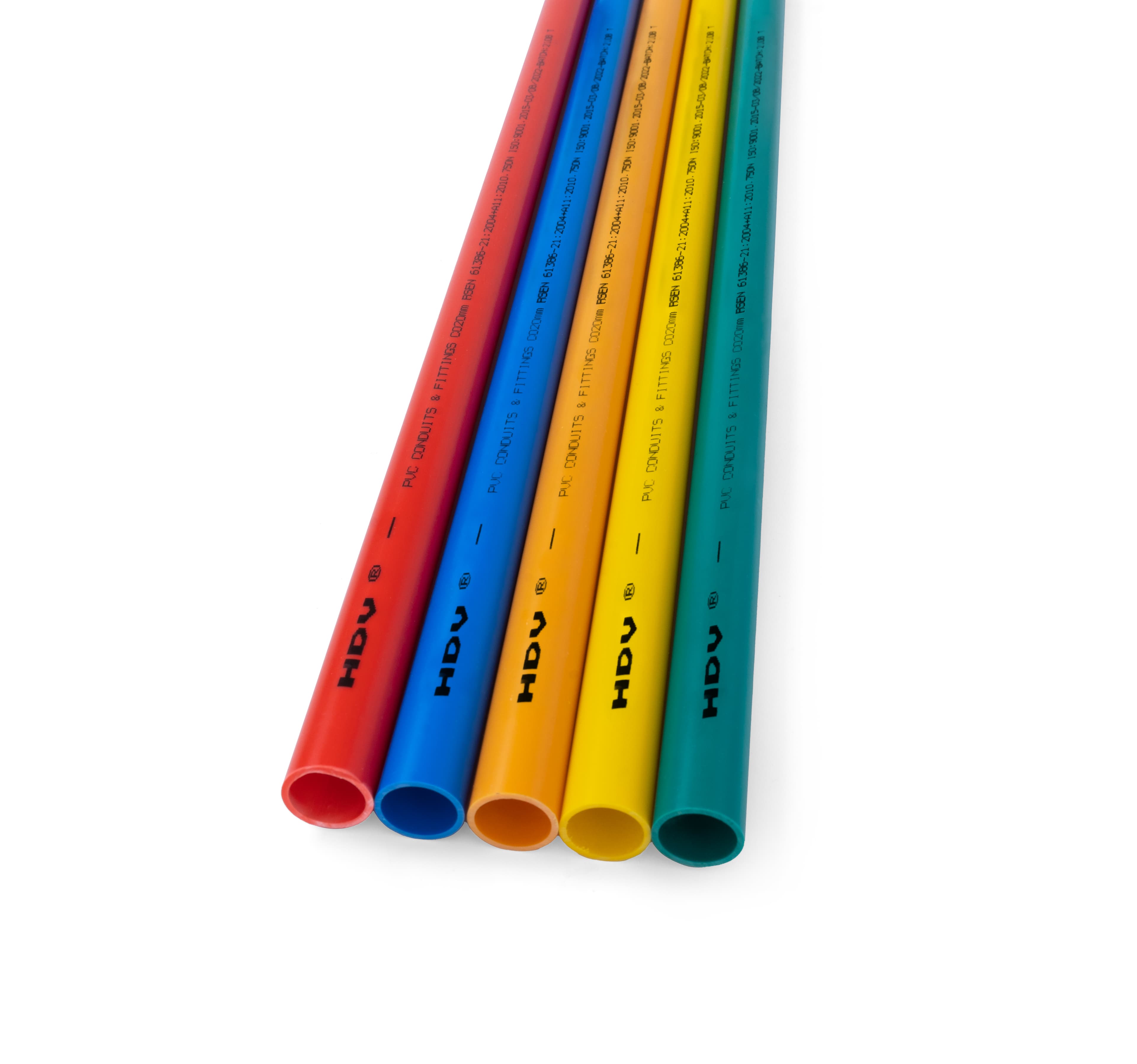 Ống luồn cứng PVC Màu – HDV – 750N