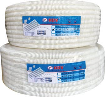 Ống mềm ruột gà PVC – HDV