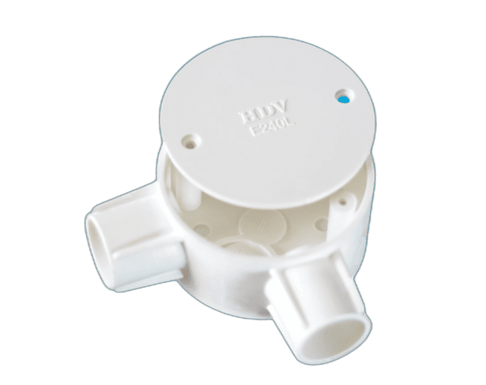 Hộp nối 2 đường vuông